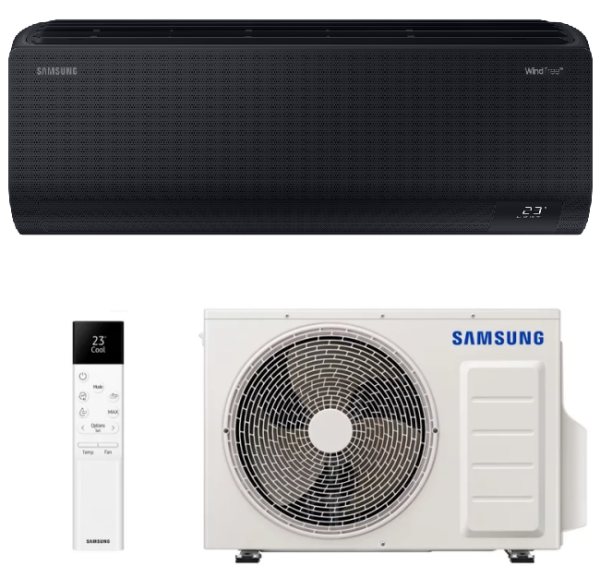 Samsung AR70F09C1ABNEU + AR70F09C1AWXEU WindFree™ Avant S2 Black Inverteres Split klíma